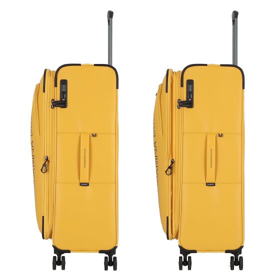Mandarina Duck Eco Coated 4 Rollen Trolley L 78 cm mit Dehnfalte