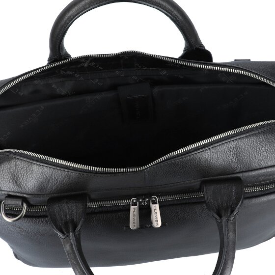 Plevier Vintage Bill Aktentasche Leder 40 cm Laptopfach