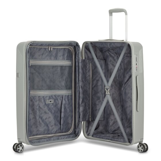 Roncato Airglam 4 Rollen Trolley M 68 cm mit Dehnfalte