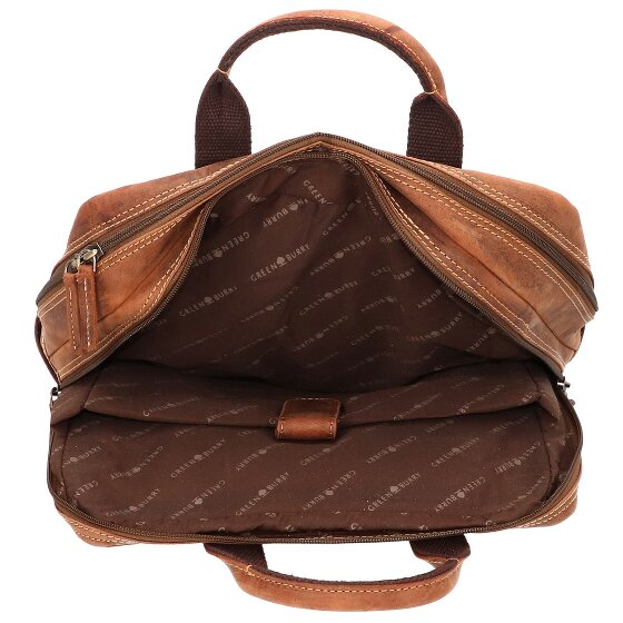 Greenburry Vintage Rucksack Leder 38 cm Laptopfach