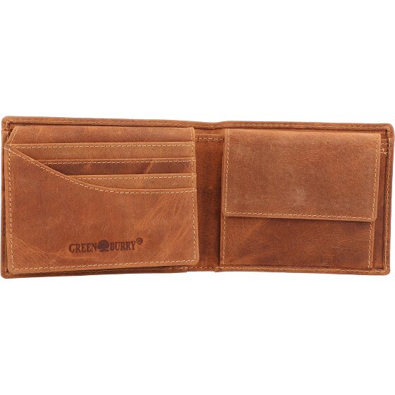 Greenburry Vintage Geldbörse Leder 12 cm