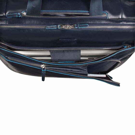 Piquadro Blue Square 2-Rollen Businesstrolley Leder 51 cm Laptopfach