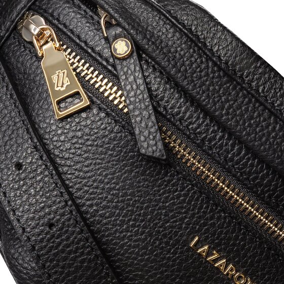 Lazarotti Bologna Leather Double-Zip Gürteltasche Crossbody Leder 25 cm
