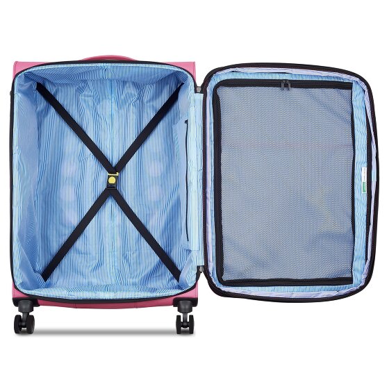 Delsey Paris x United Colors of Benetton BE 4-Rollen Trolley L 76 cm mit Dehnfalte