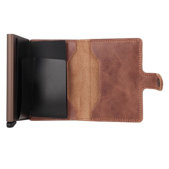 Secrid Miniwallet Vintage Kreditkartenetui Geldbörse RFID Leder 6,5 cm