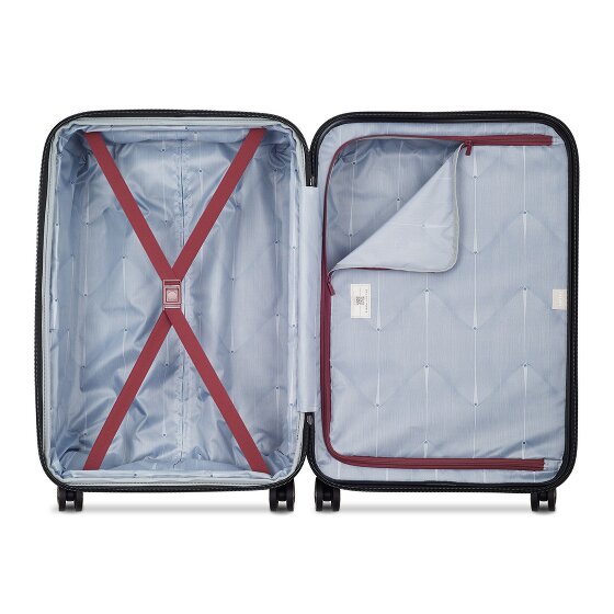Delsey Paris Meteor 4 Rollen Trolley 68 cm mit Dehnfalte