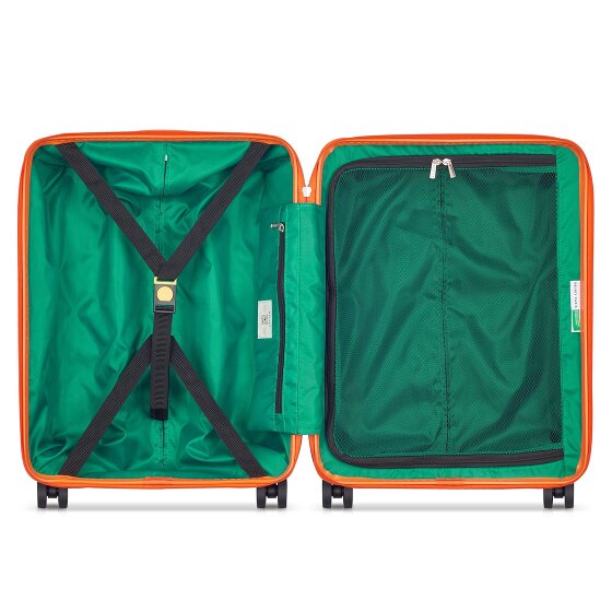 Delsey Paris x United Colors of Benetton Fabrica 4-Rollen Kabinentrolley 55 cm