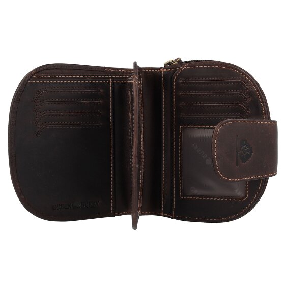 Greenburry Tornado Geldbörse RFID Schutz Leder 14 cm