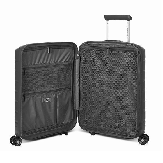 Roncato B-Flying Move 4 Rollen Kabinentrolley 55 cm mit Dehnfalte