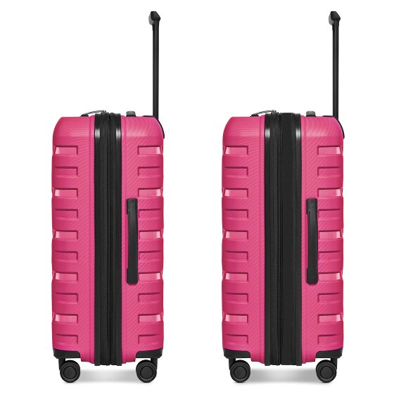Smartbox Edition 01 4 Rollen Kofferset 3-teilig mit Dehnfalte