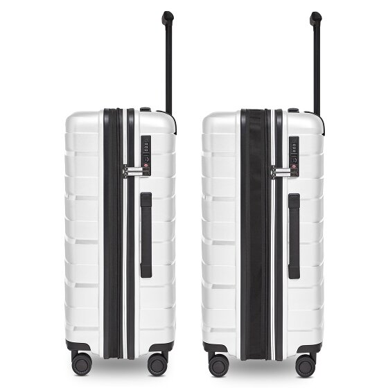 Bergpfeil Travel 4 Rollen Trolley M 66 cm mit Dehnfalte