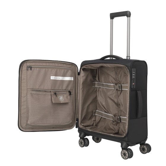 Travelite Crosslite 4 Rollen Kabinentrolley S 55 cm Laptopfach