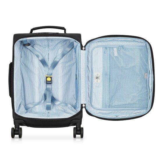 Delsey Paris Turenne Soft 4 Rollen Kabinentrolley 56 cm mit Dehnfalte