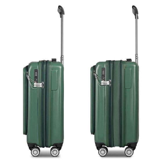 Bric's Cervia 2.0 4 Rollen Kabinentrolley S 55 cm Laptopfach mit Dehnfalte