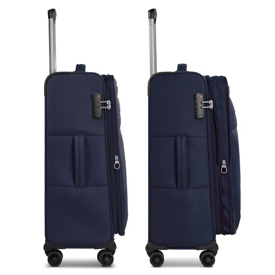 Worldpack Chicago 4 Rollen Trolley M 67 cm mit Dehnfalte