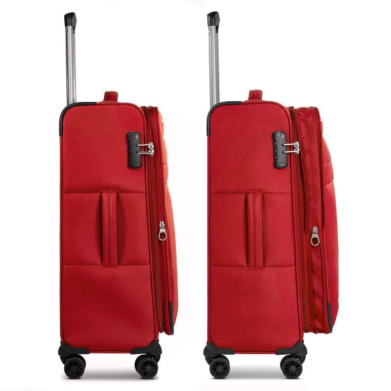 Worldpack Chicago 4 Rollen Kofferset 3-teilig mit Dehnfalte