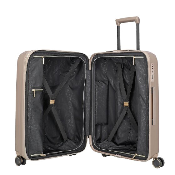 Travelite Barbara Novelty 4 Rollen Trolley 65 cm mit Dehnfalte