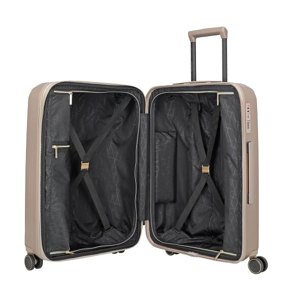 Travelite Barbara 4 Rollen Trolley 65 cm mit Dehnfalte