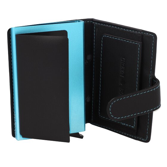 Greenburry Nappa Kreditkartenetui RFID Schutz Leder 7 cm