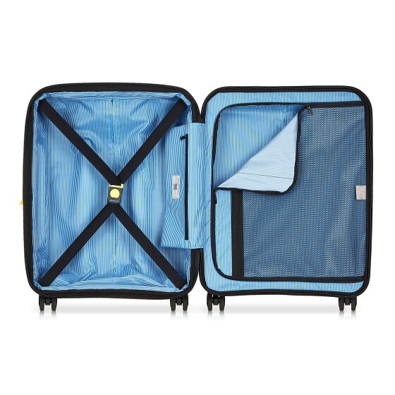 Delsey Paris Lutece Se 4 Rollen Kabinentrolley 55 cm mit Dehnfalte