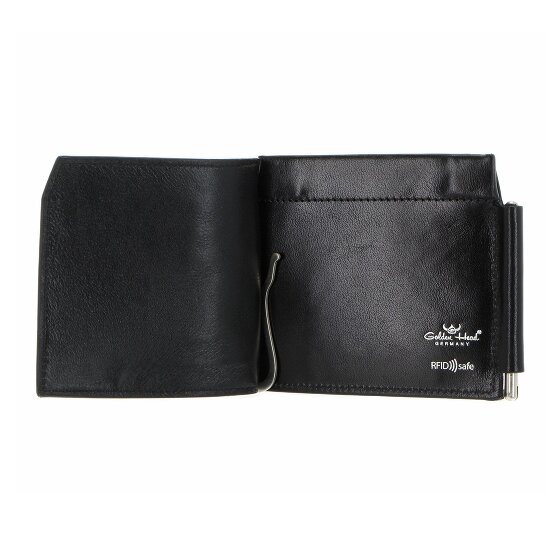 Golden Head Colorado Geldbörse RFID Schutz Leder 11 cm Geldscheinklammer