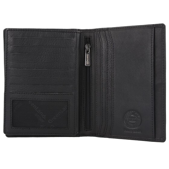 Greenland Nature Black Nappa Reisepassetui RFID Leder 11,5 cm