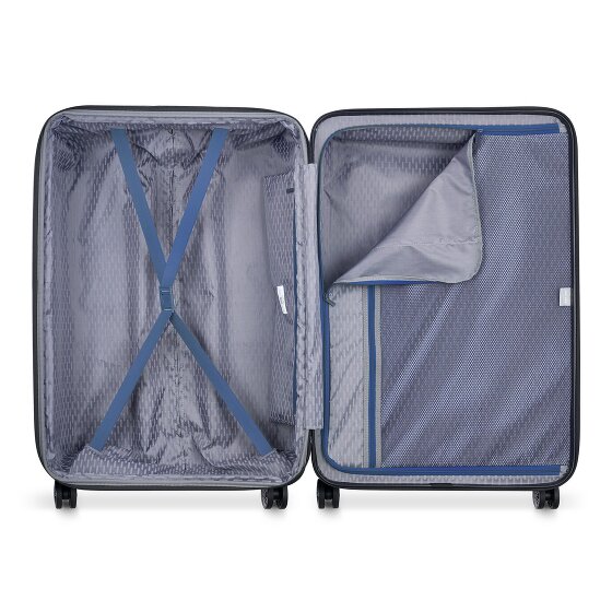 Delsey Paris Air Armour 4 Rollen Kofferset 3-teilig mit Dehnfalte