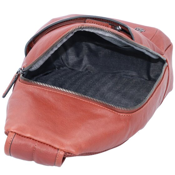 Piquadro Black Square Umhängetasche Leder 20 cm