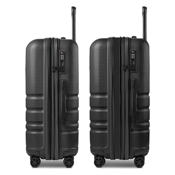 Redolz Pro ABS 4 Rollen Trolley 65 cm mit Dehnfalte