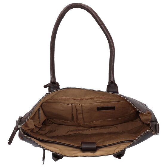 Burkely Vintage Valerie Schultertasche Leder 39 cm Laptopfach