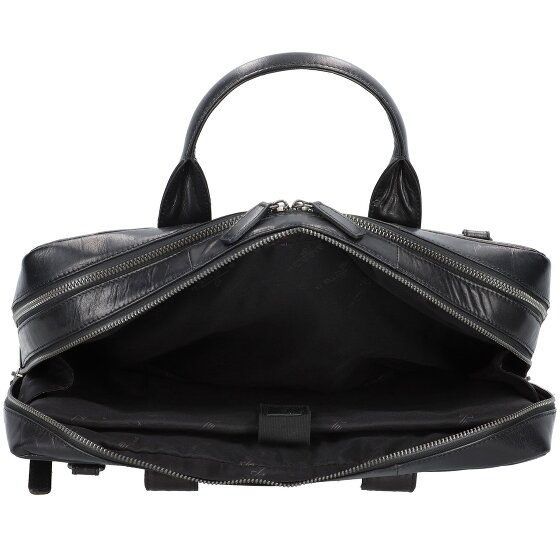 Plevier Rock Flint Aktentasche RFID Schutz Leder 41 cm Laptopfach Plevier Rock Flint Aktentasche RFID Schutz Leder 41 cm Laptopfach
