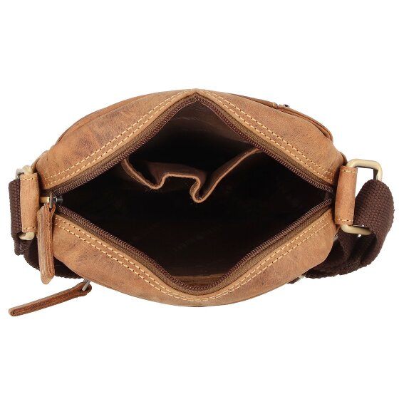 Greenburry Vintage Umhängetasche Leder 18 cm