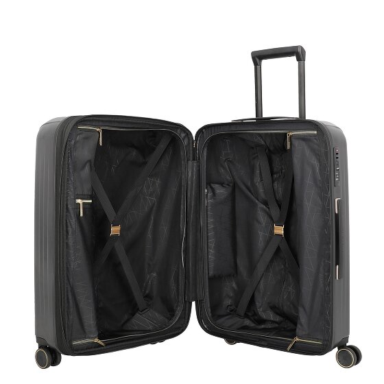 Travelite Barbara Novelty 4 Rollen Trolley 65 cm mit Dehnfalte