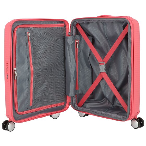 American Tourister Soundbox 4 Rollen Kabinentrolley 55 cm mit Dehnfalte