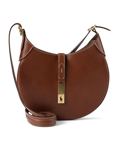 POLO RALPH LAUREN Polo ID Handtasche Leder 25 cm