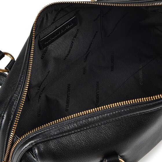 Karl Lagerfeld Autograph Schultertasche Leder 35 cm