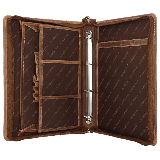 Greenburry Vintage Ringmappe Leder 34 cm