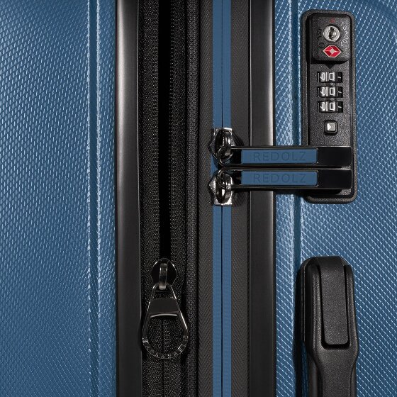 Redolz Essentials 14 4 Rollen Kofferset 3-teilig mit Dehnfalte