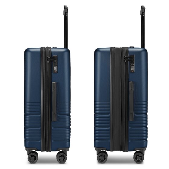 camel active Hanoi 4 Rollen Kofferset 3-teilig mit Dehnfalte