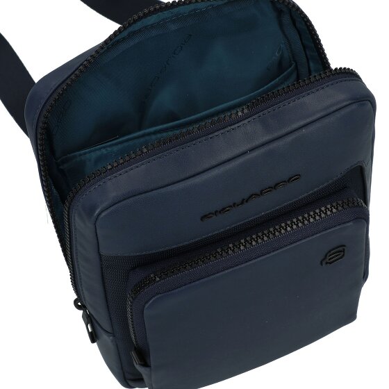 Piquadro Liko Mini Bag Umhängetasche RFID Schutz Leder 17 cm