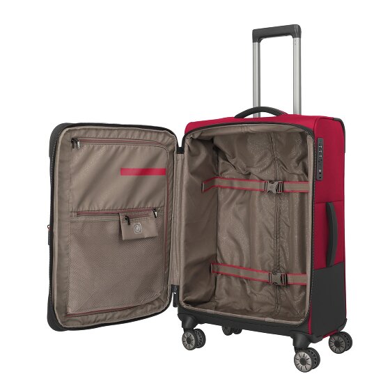 Travelite Crosslite 5.0 4 Rollen Trolley M 66 cm mit Dehnfalte Travelite Crosslite 5.0 4 Rollen Trolley M 66 cm mit Dehnfalte
