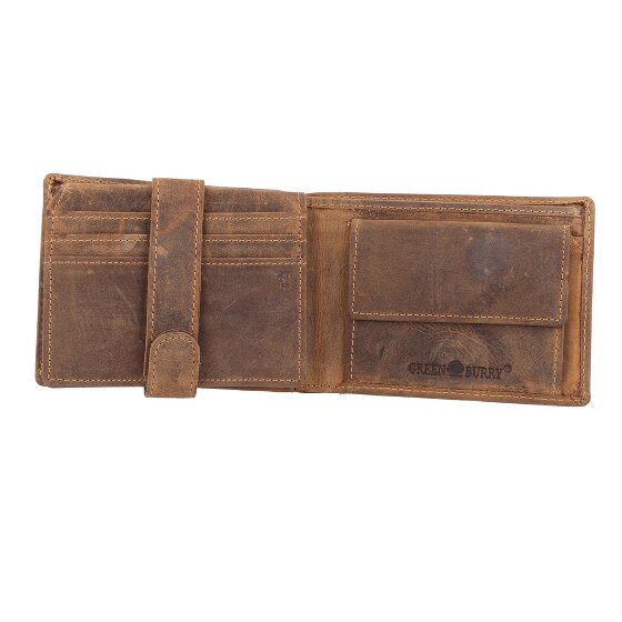 Greenburry Vintage Geldbörse Leder 12 cm