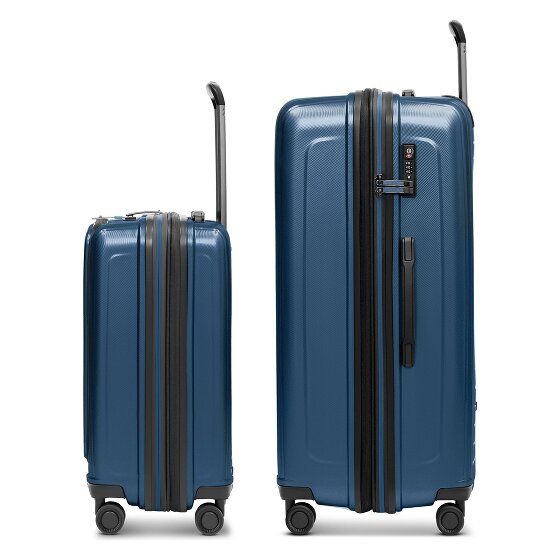 Redolz Essentials 14 4-Rollen Kofferset 2 tlg. Laptopfach mit Dehnfalte
