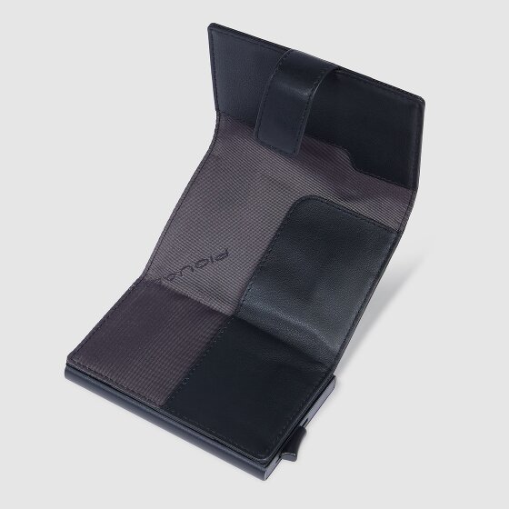 Piquadro PQ-Earth Kreditkartenetui RFID Schutz Leder 6.5 cm