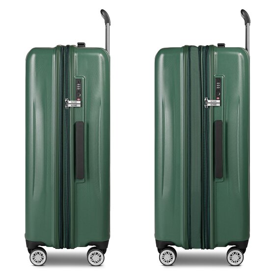 Bric's Cervia 2.0 4 Rollen Trolley L 77 cm mit Dehnfalte