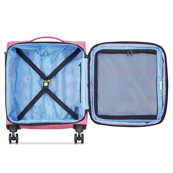Delsey Paris x United Colors of Benetton BE 4-Rollen Kabinentrolley 55 cm mit Dehnfalte