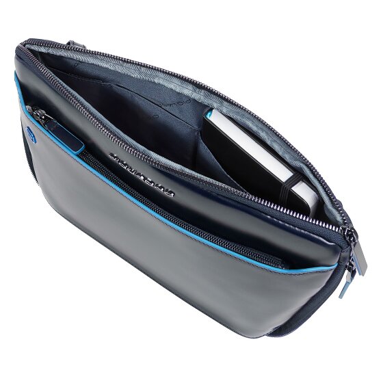 Piquadro Blue Square Umhängetasche Leder 30 cm