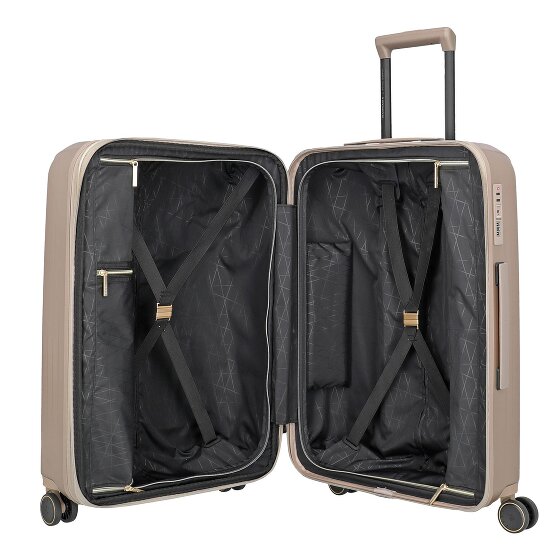 Travelite Barbara Novelty 4 Rollen Kofferset 3-teilig mit Dehnfalte