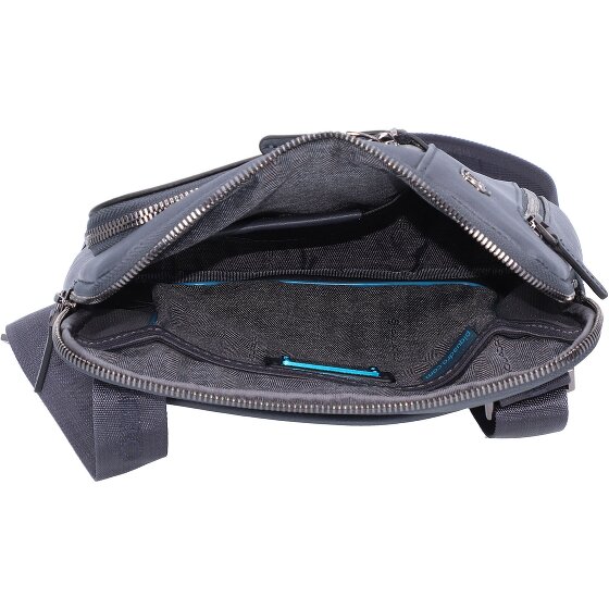 Piquadro Black Square Umhängetasche Leder 24 cm
