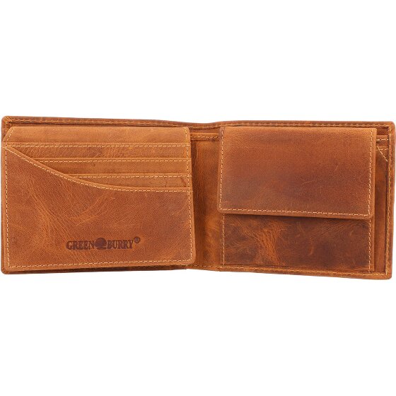Greenburry Vintage Geldbörse Leder 12 cm